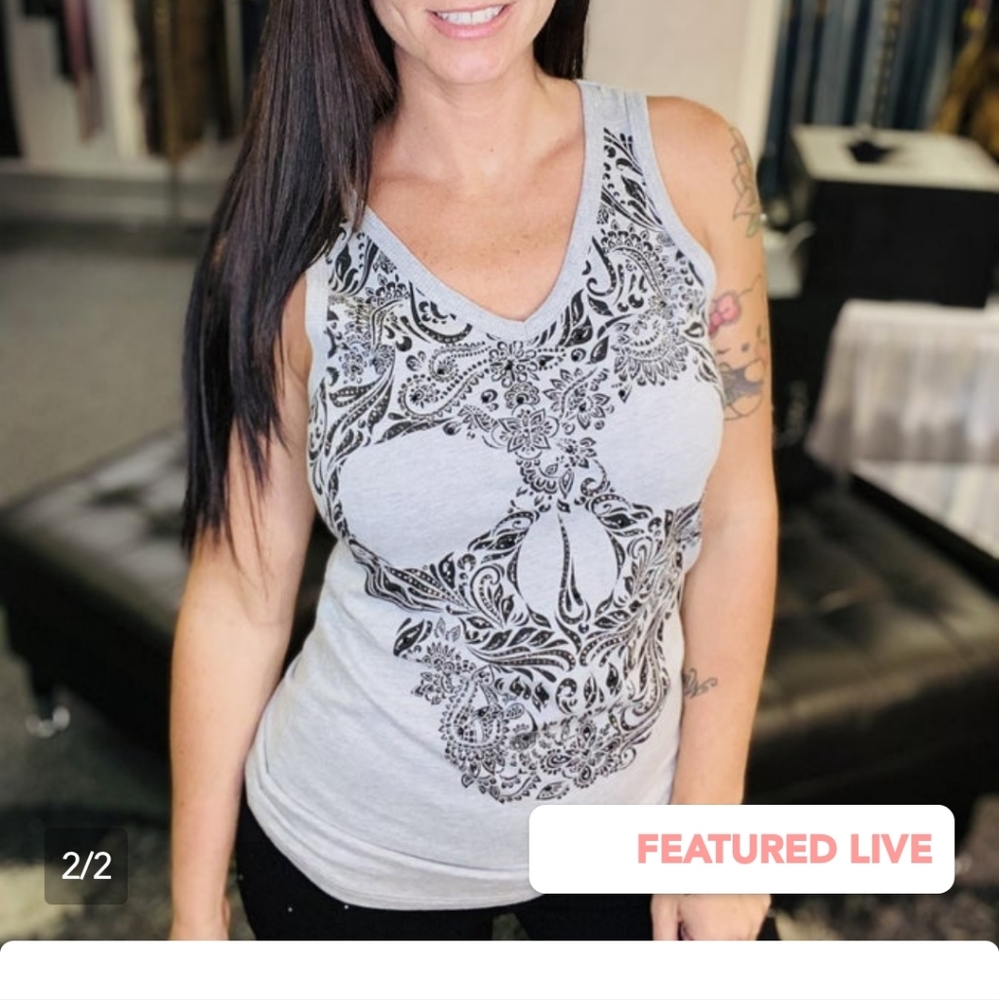 Skull Vocal tank top